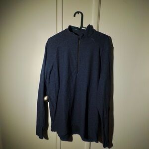 Men's Navy Blue Quarter Zip